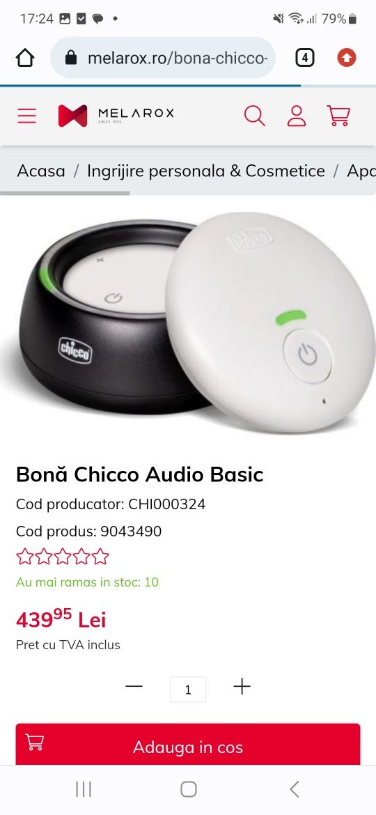Bonă Chicco Audio Basic