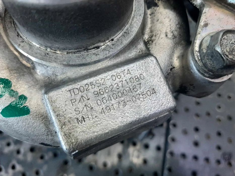 turbina 1.6 hdi 1.6 tdci  ford fusion focus 2 c-max  peugeot 207 307 expert citroen c4 berlingo  9662371080