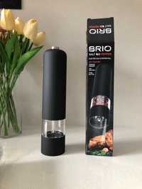 Електрическа мелница за сол/пипер BRIO Salt Pepper Soft Touch, черна