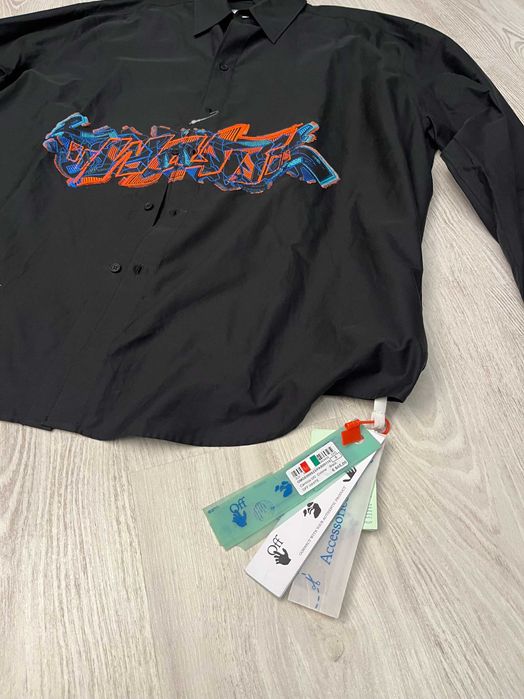 Off White camasa fashion S-M-L oversize, originala, retail 945 euro