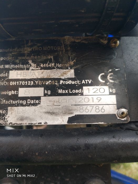 Vând ATV funcționa îl bmw