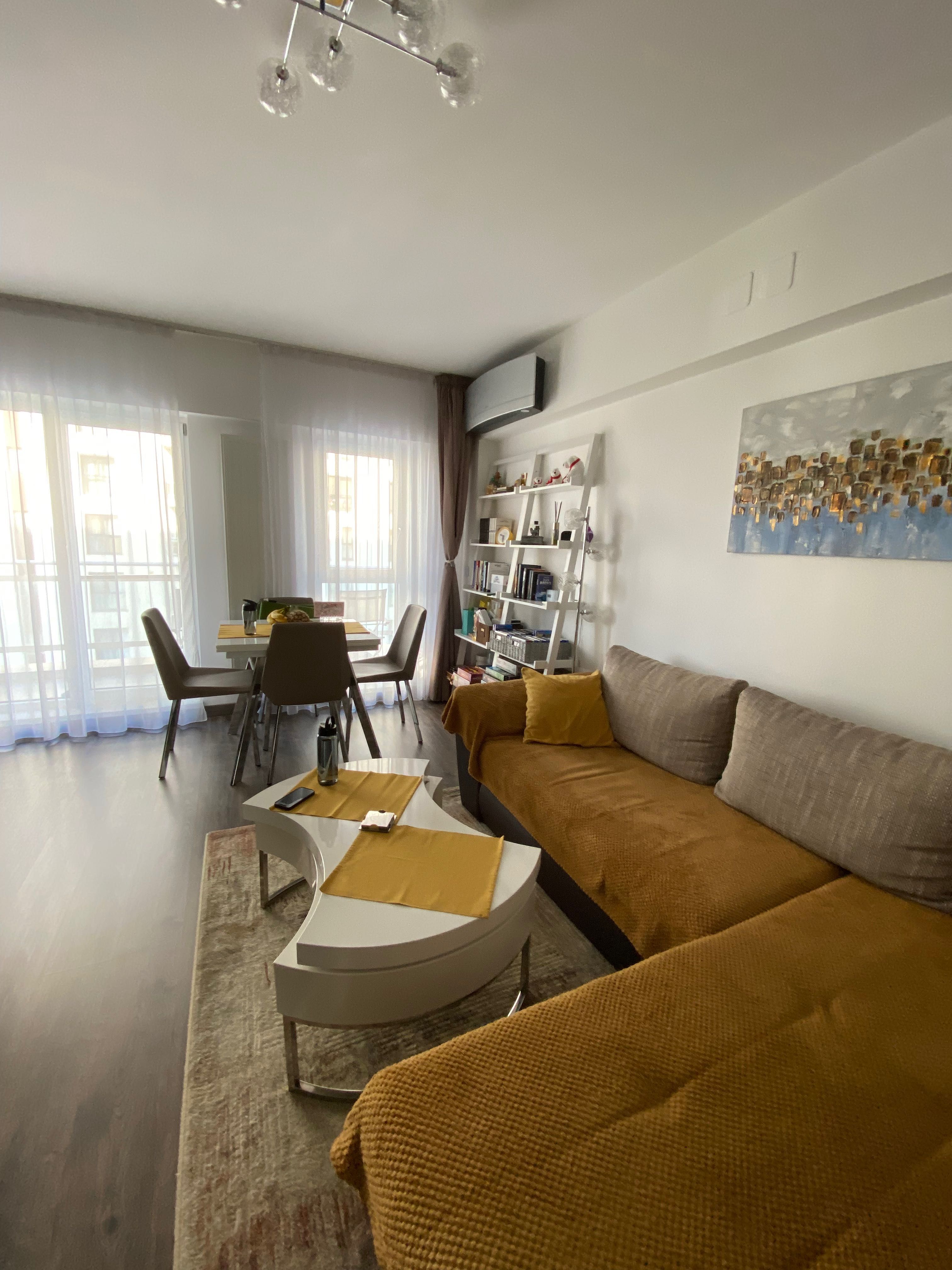 Inchiriez apartament 3 camere +2parcari Belvedere Residence, Pipera