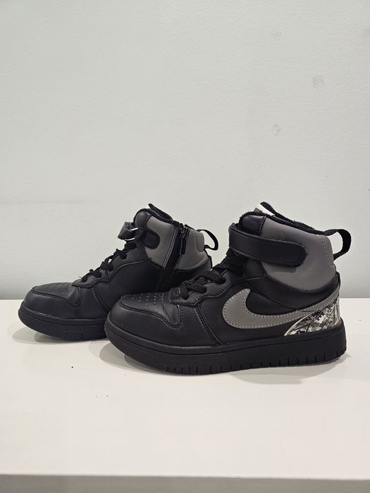 Детские зимние ботинки, 34 р. Натуральная кожа, Nike Air