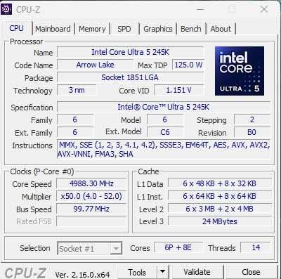 PC Gaming High-End RTX 5060 Ti i5 Ultra 245K DDR5 32GB Garanție