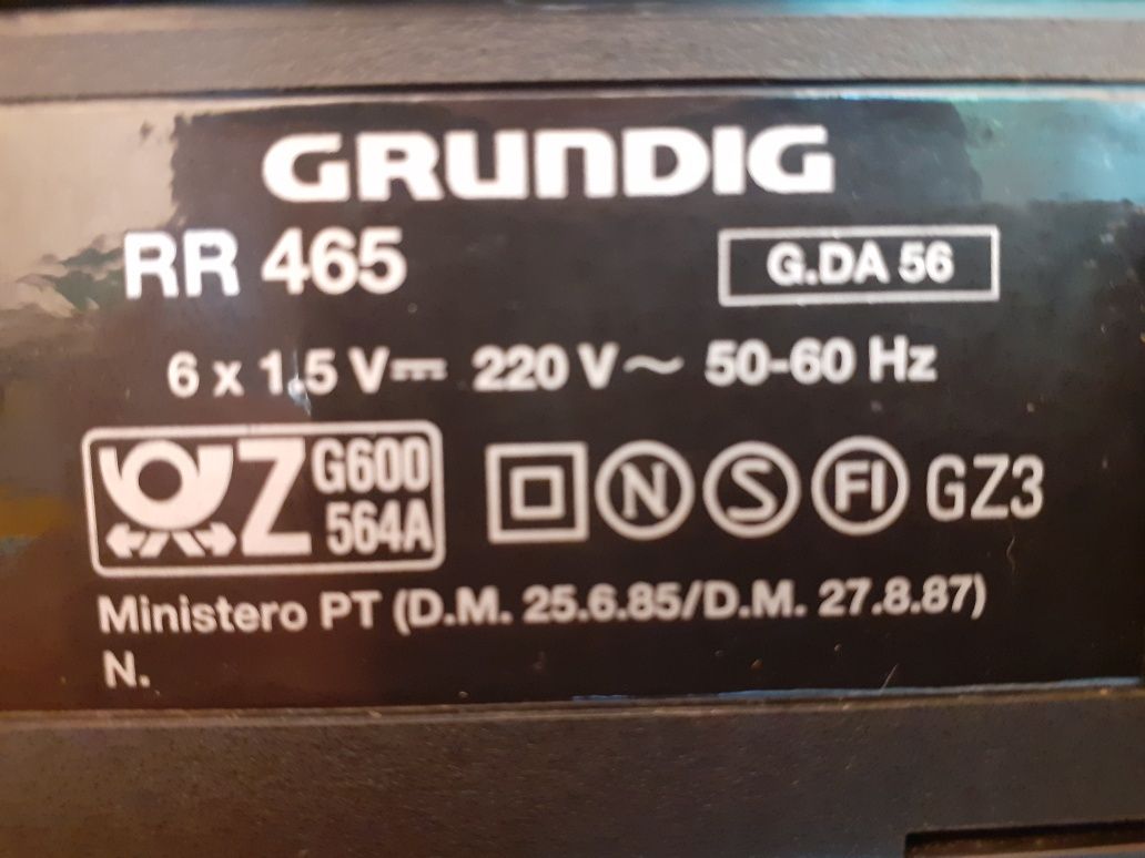 GRUNDIG model: RR 465