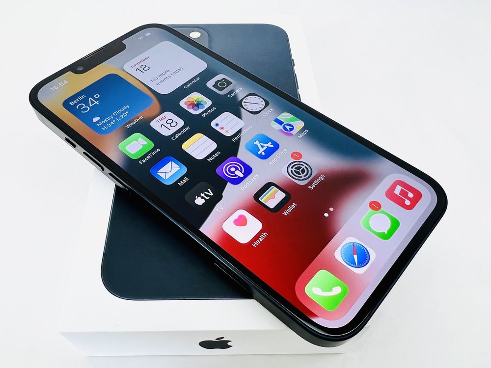Apple iPhone 13 128GB MIdnight 100% Батеря! Гаранция!