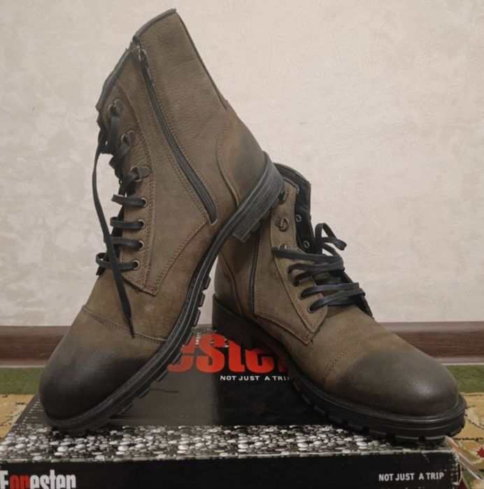 Новые мужские ботинки.Натуральная кожа.