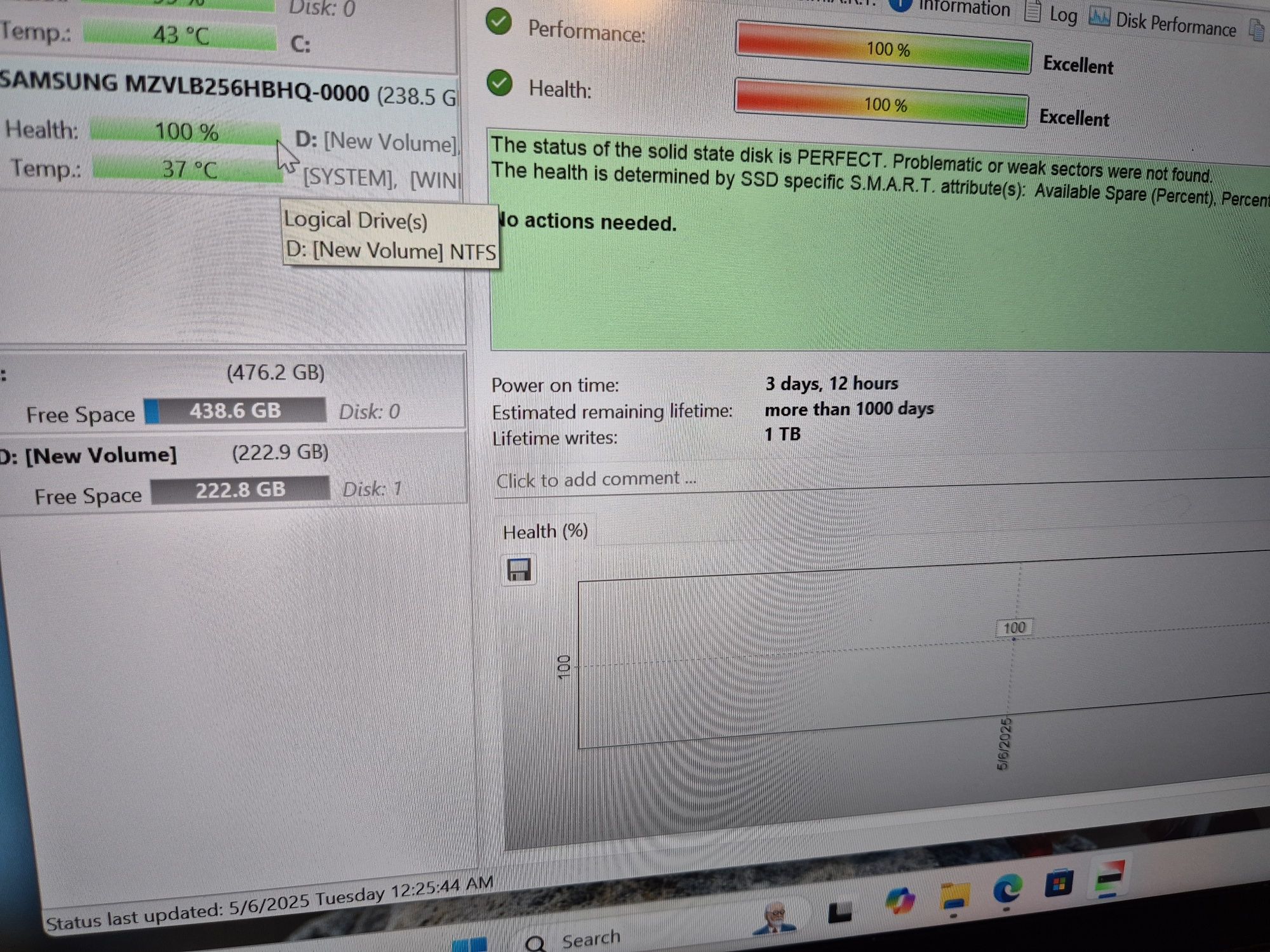 Ssd portabil Usb-C 256 Gb aproape nou