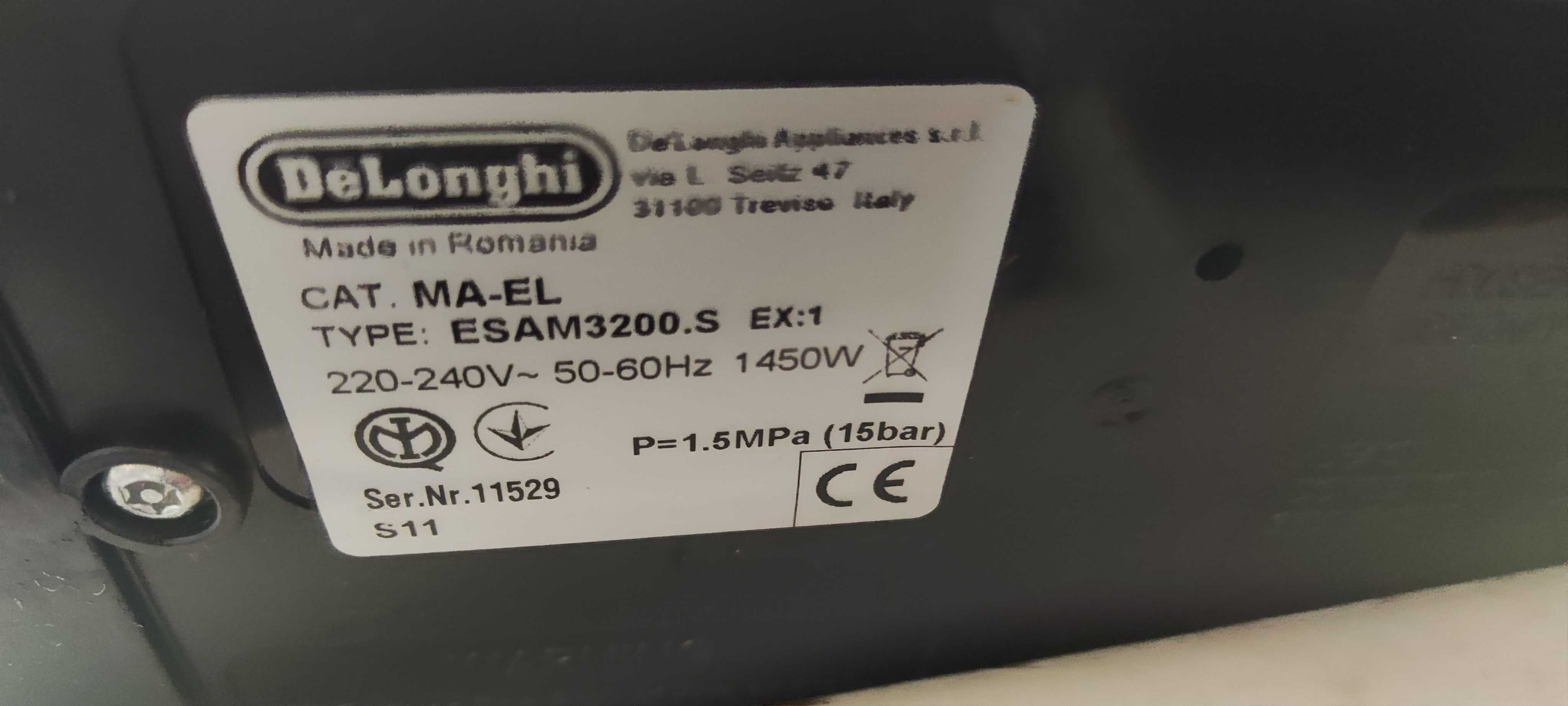 Espressor Automat DeLonghi Magnifica ESAM 3200.S Aparat cu Cafea Boabe