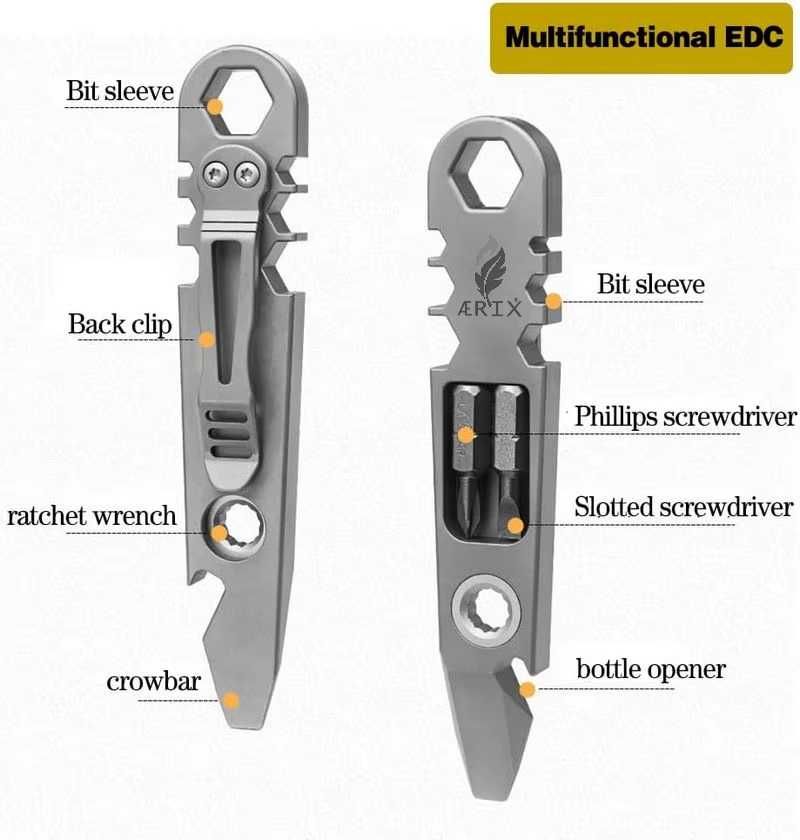 Мултифункционален Титаниев MultiTool - Отвертка