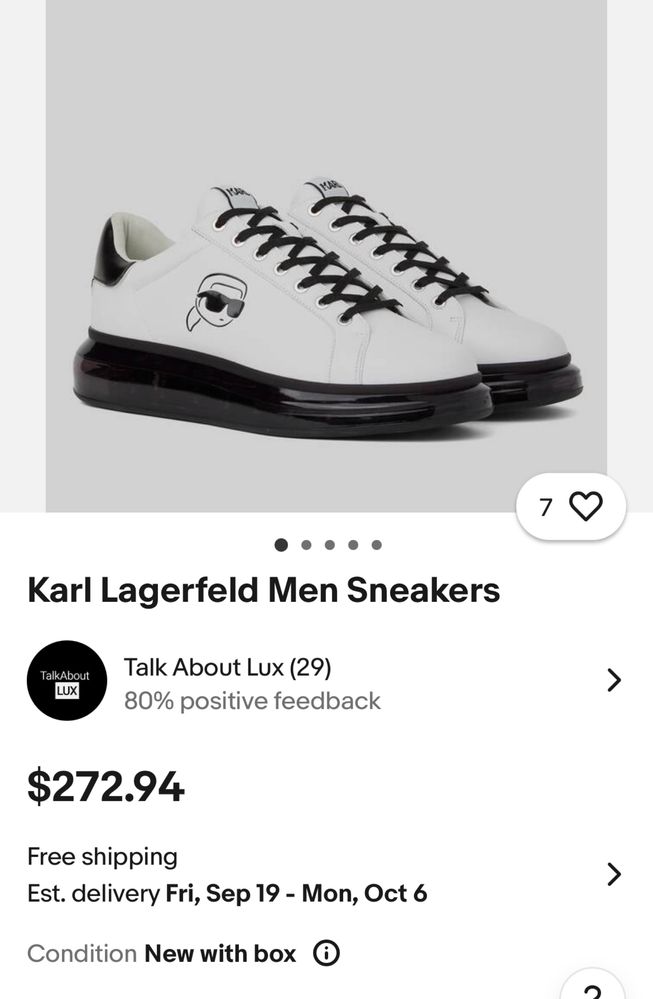 Karl Lagerfeld мъжки обувки