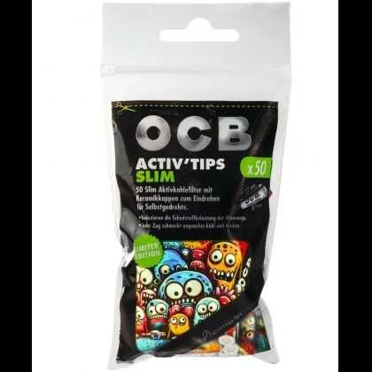 Filtre tutun carbune activ OCB Editie limitata 50 bucati