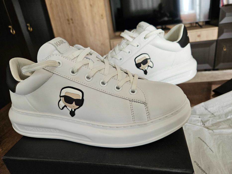 Pantofi casual Karl Legerfeld purtat 15 minute. Aspect 10/10.