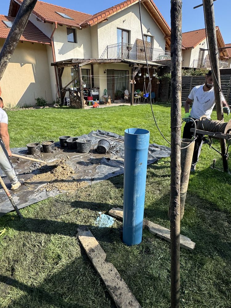Foraje Puturi Apa Fantani Denisipari Prelungiri Piloni