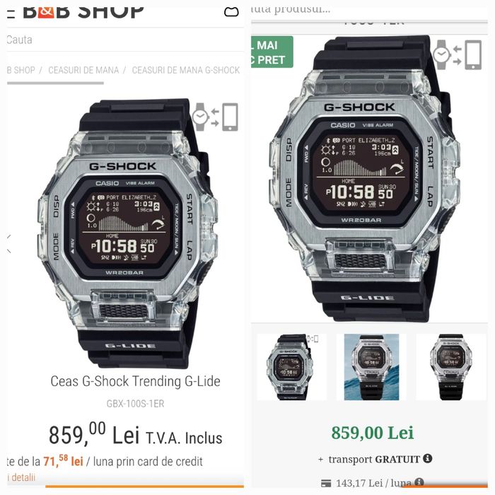 Casio G Shock GBX