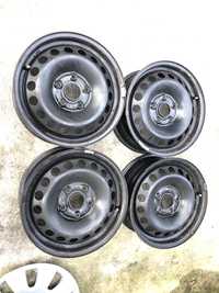 4 Jante tabla+capace Skoda Octavia 1; Fabia 6,5JxR15; 5x100