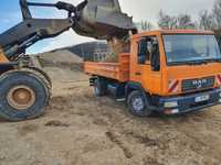 Transport pietris sort camion basculabil 12t Huedin Almasu Zimbor