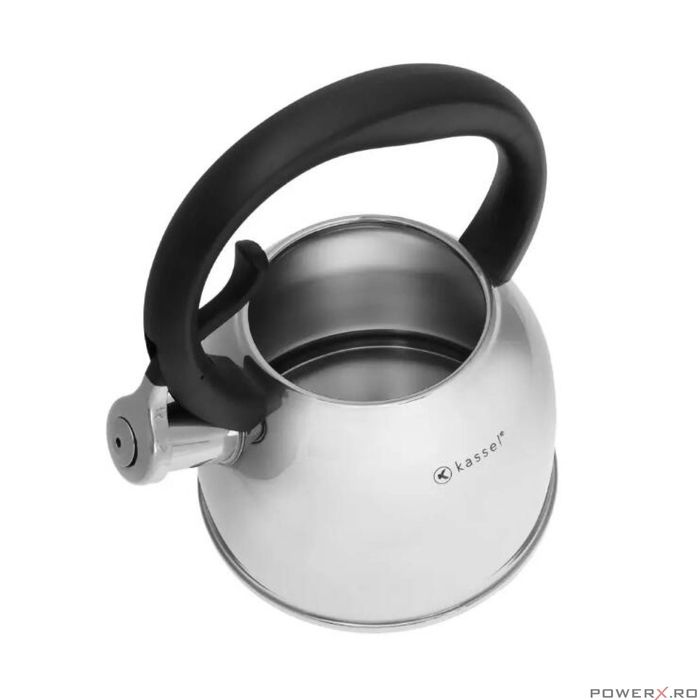 Fierbător tradițional fabricat din inox, ceainic 2 litri, 18-23 cm,