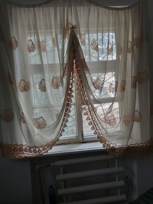 Шторы крашенный лён