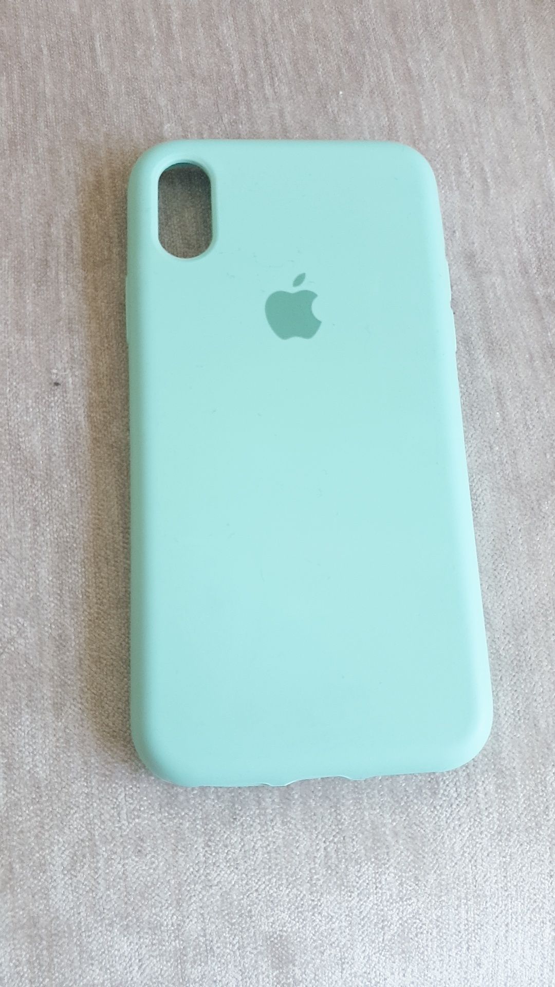 Бирюзовый чехол на iPhone X/XS