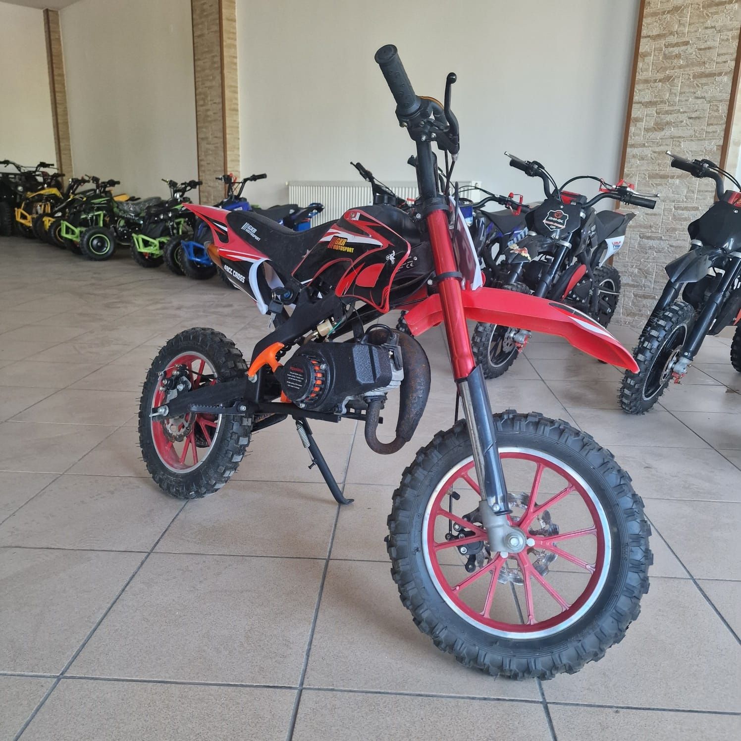 Moto Cross Bike motoretă cu motor pe benzina pentru copii