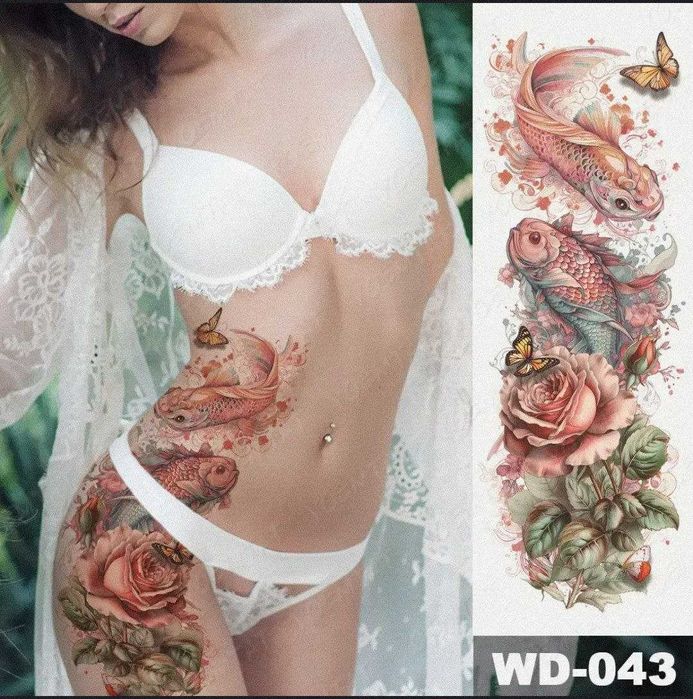 Временные тату - флеш стики - ассортимент от малых до big - качество