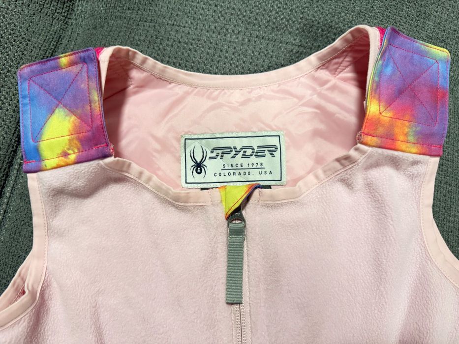 Детски Ски Сноуборд Панталон Spyder Girls Sparkle Pink, 4-7г. 94-115см