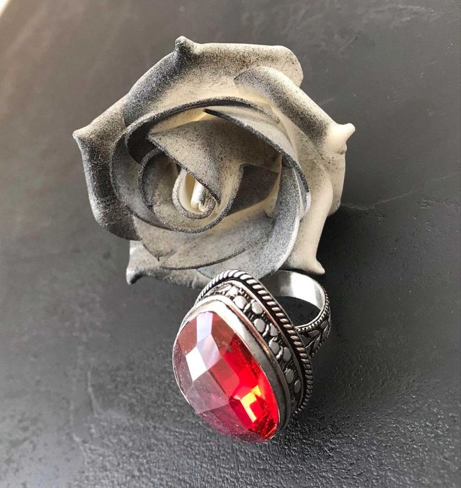 Inel Argint 925 Vintage cu Piatra Semipretioasa Granat