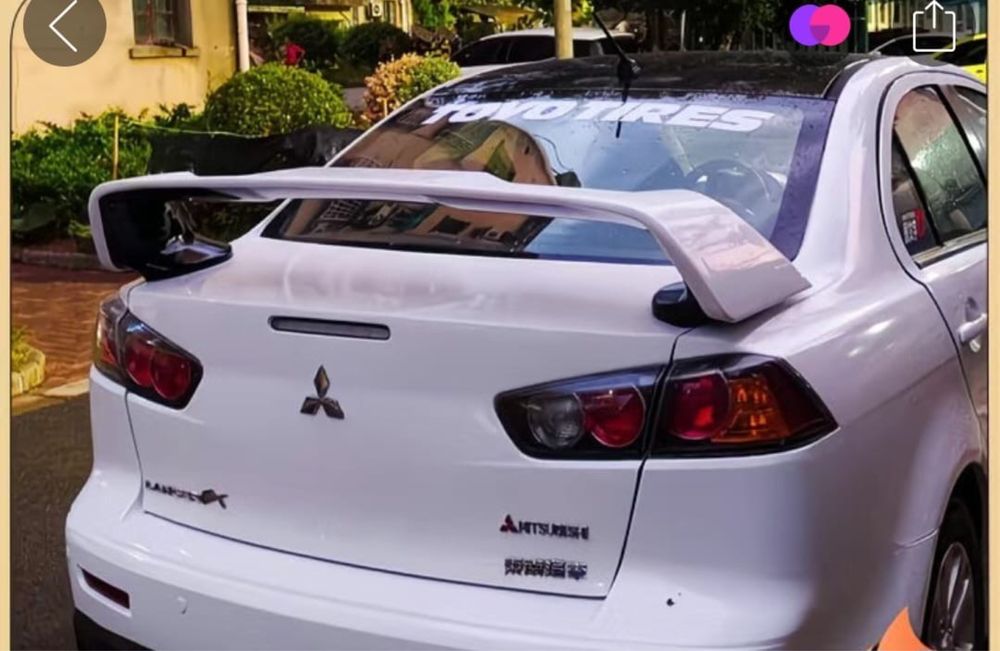 Спойлер ево 10 лансер