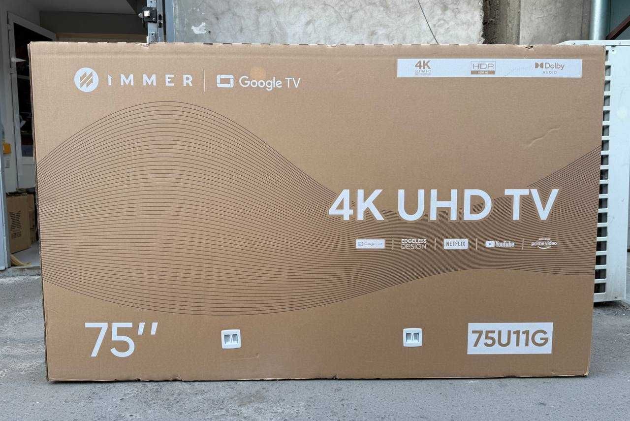 Телевизор Telvizor Immer Android/WebOs/ 4K Qled