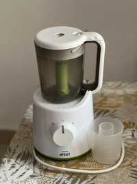 Aparat de gatit cu abur si blender 2 in 1 Philips Avent SCF870/22