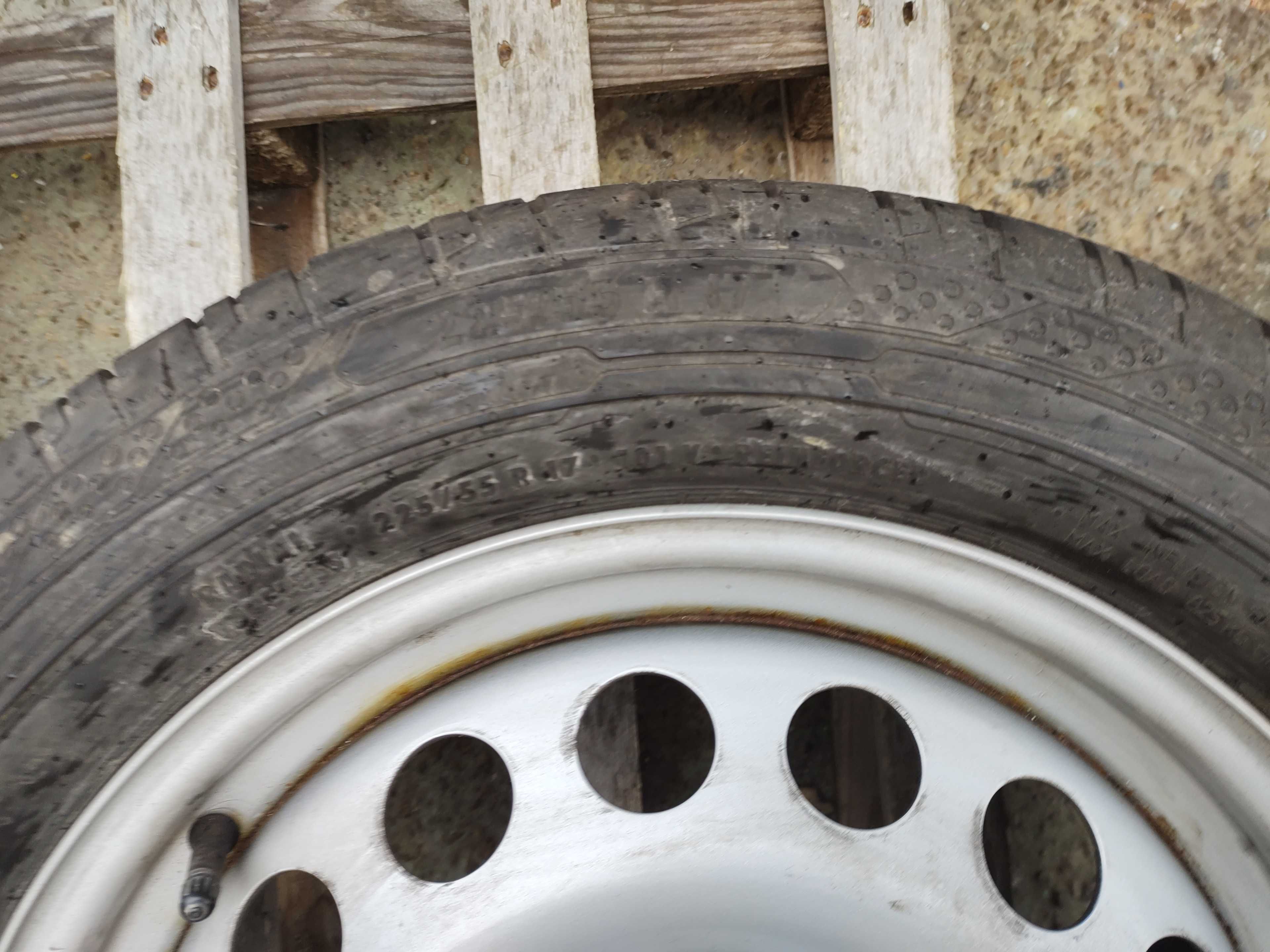 17 джанта 5х112 Mercedes Vito Viano 6,5J et50 Continental 225/55/17