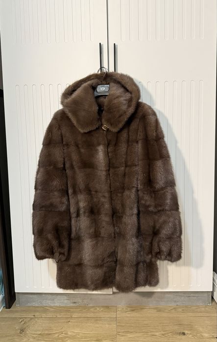 Норковая шуба, премиум мех