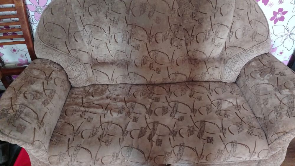 Диван (двойка) б/у, самовывоз, раскладной