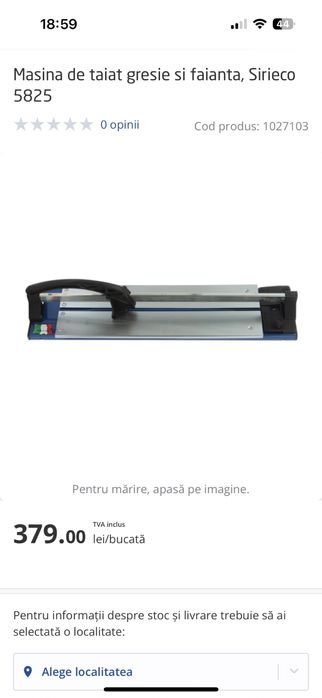 Masina taiat faianta/gresie