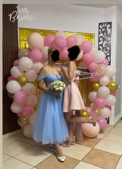 Rochie cununie - din Tulle - Baby Blue - Andreea Dogaru