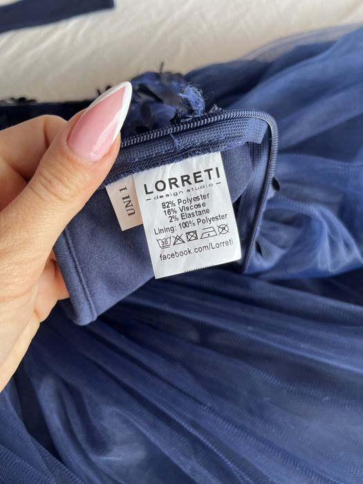 Тъмно синя рокля Lorreti