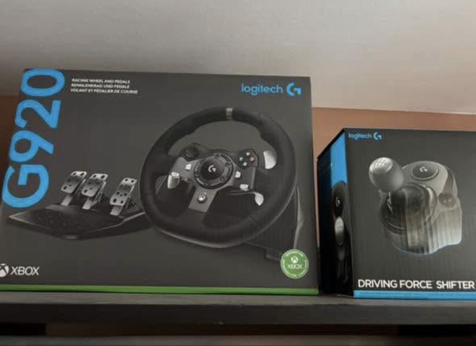 Logitec g920+shifter