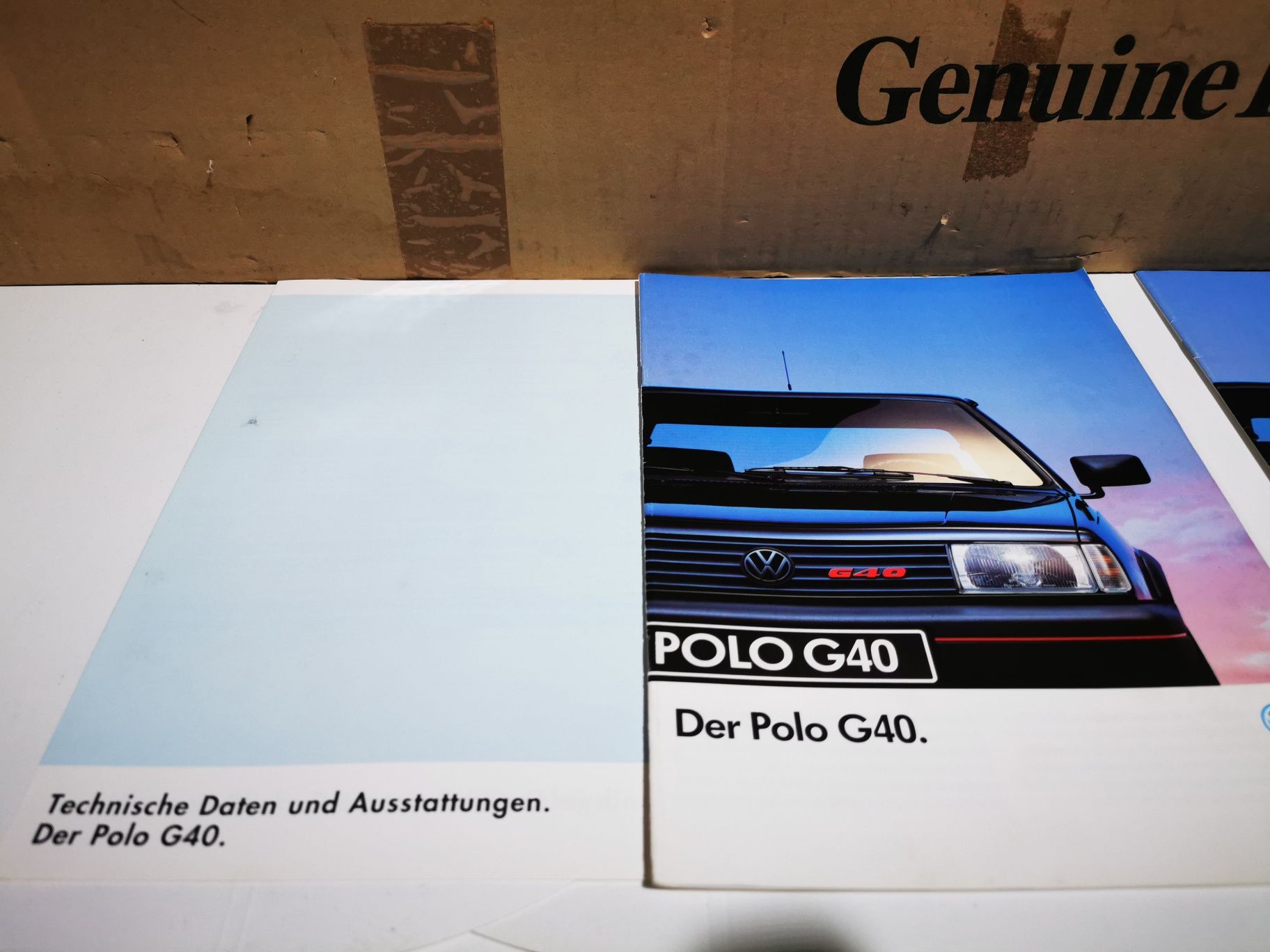 Brosura de prezentare originala Volkswagen Polo G40