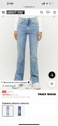 Vând jeans evazați  Tally Weijl