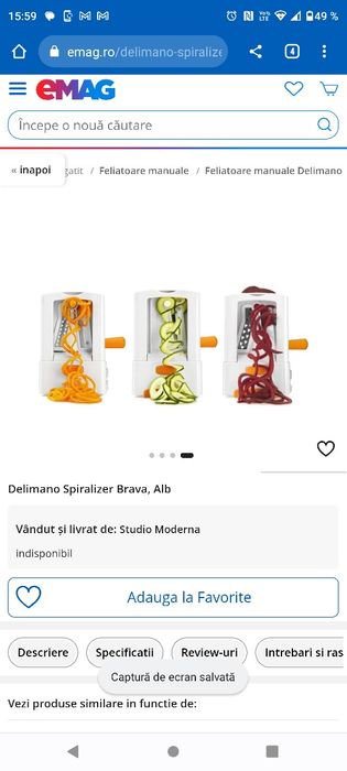 Delimano spiralizer