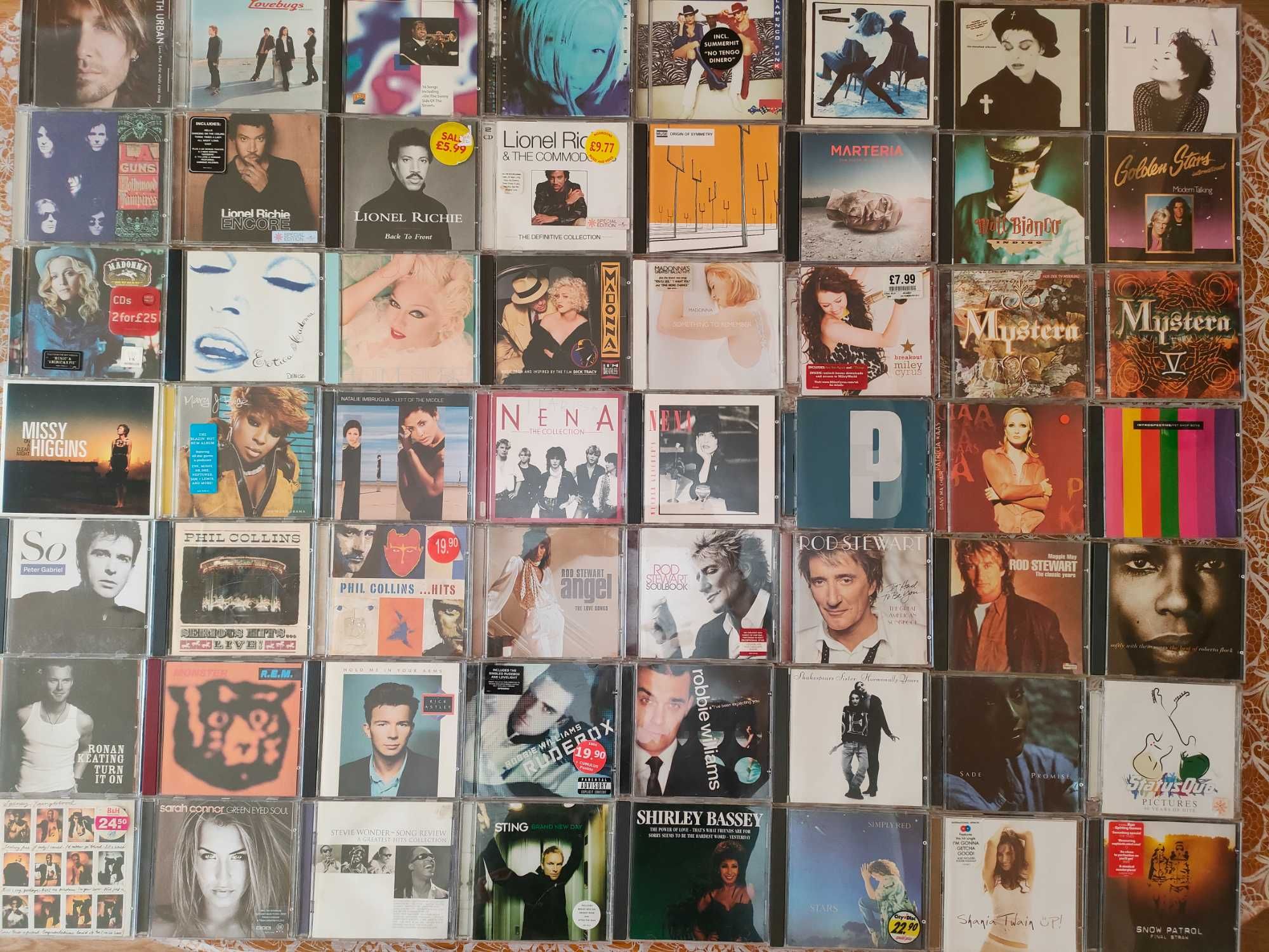CD -uri originale - Madonna, Rod Stewart, Snow Patrol, U2,UB 40,