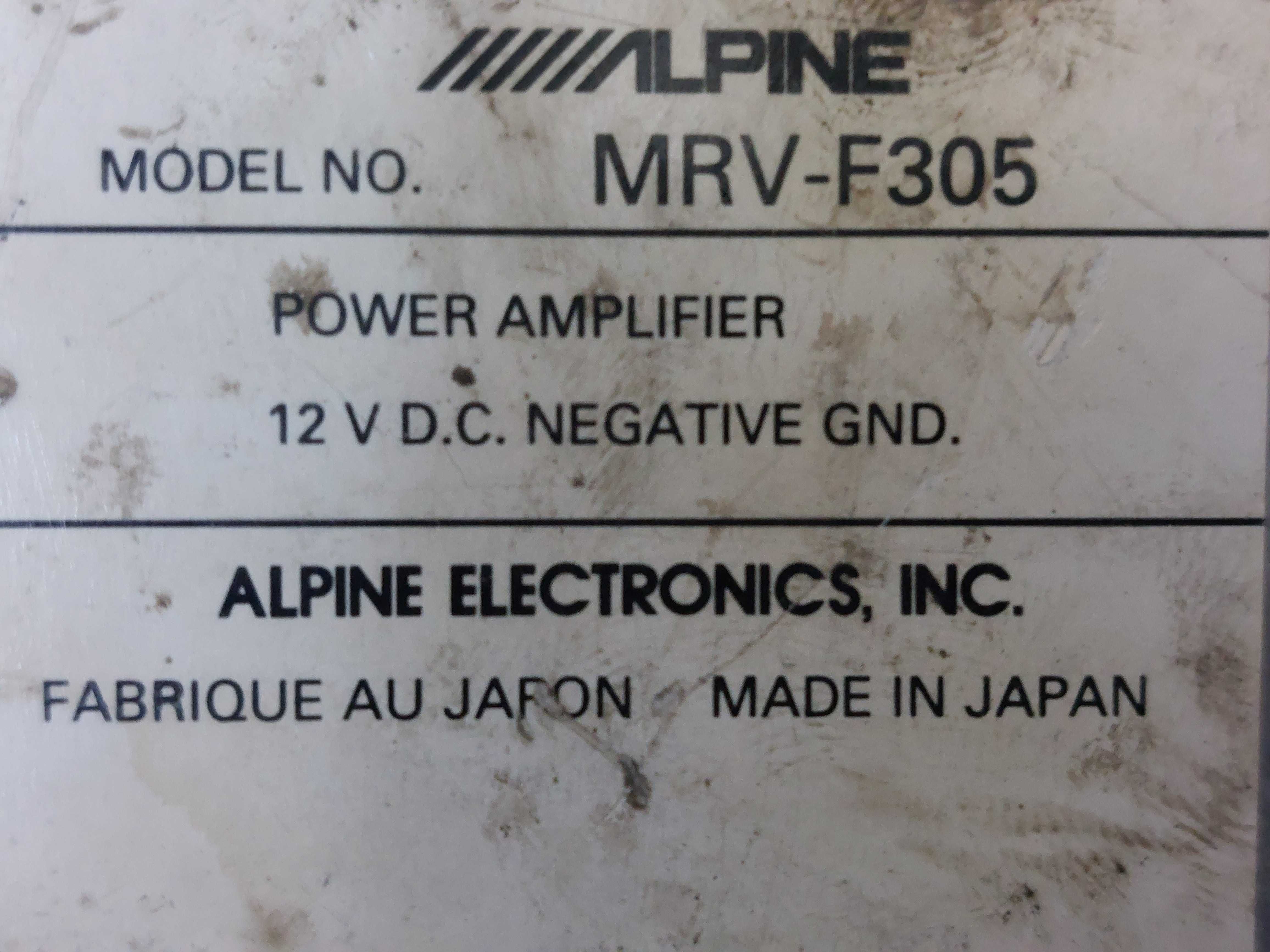 Amplificator auto original ALPINE-made in Japan