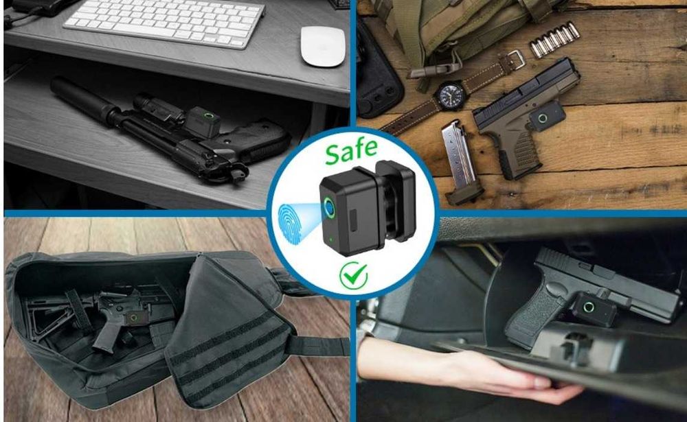 Incuietoare, inchizator, blocator cu amprenta pentru vanatoare