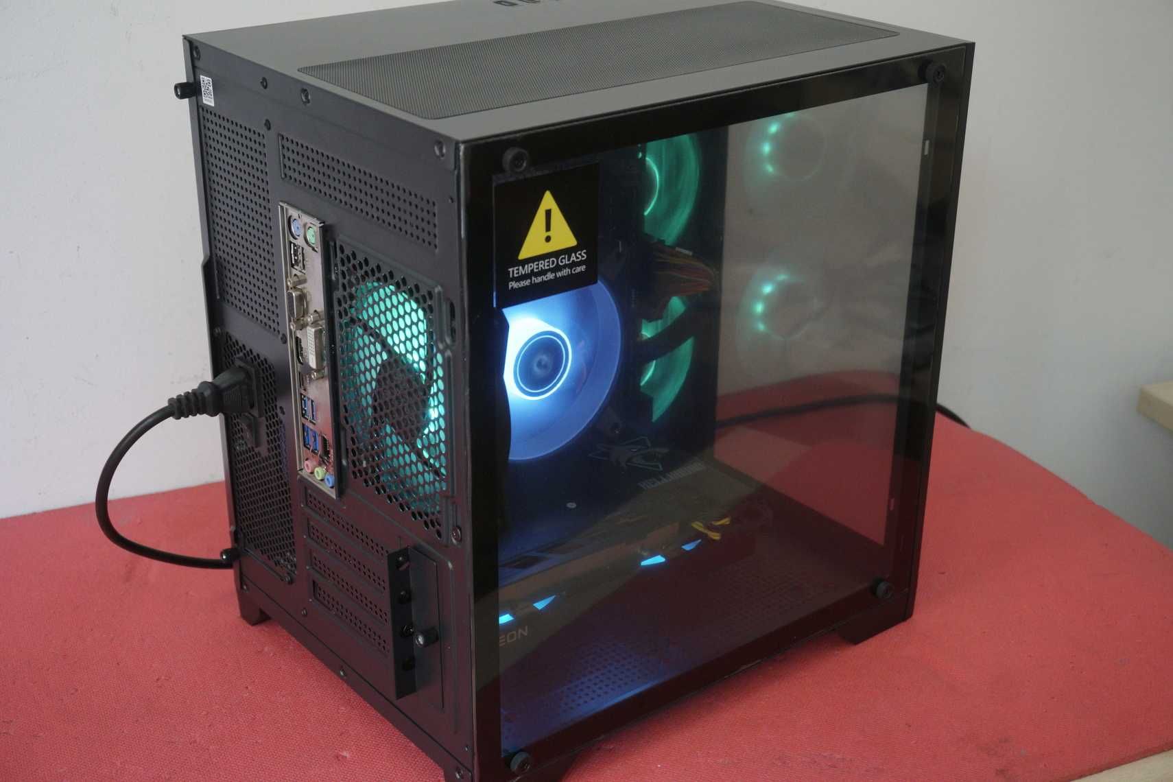 Ryzen 3600/A320m/16GB 3200/500GB gen4 Nvme/ RX 6600 XT/ New RGB case