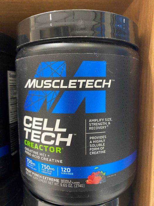 MuscleTech, Cell Tech CREACTOR, гидрохлорид креатин
