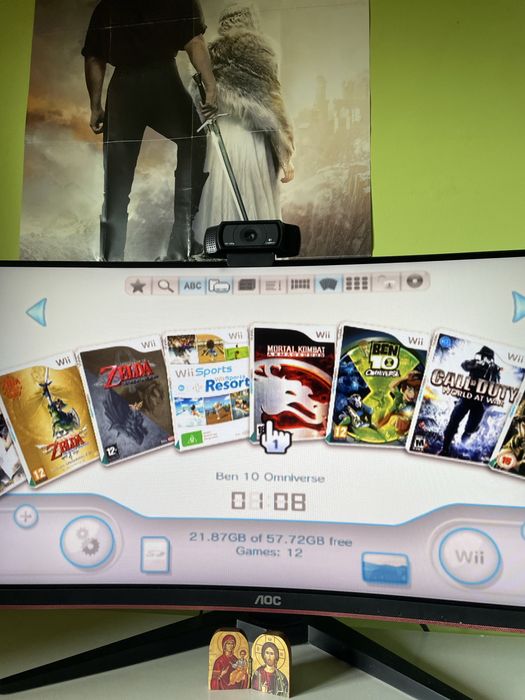 Nintendo Wii Ca nou cu Jocuri pachet complet