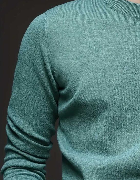 Мъжки зелен пуловер