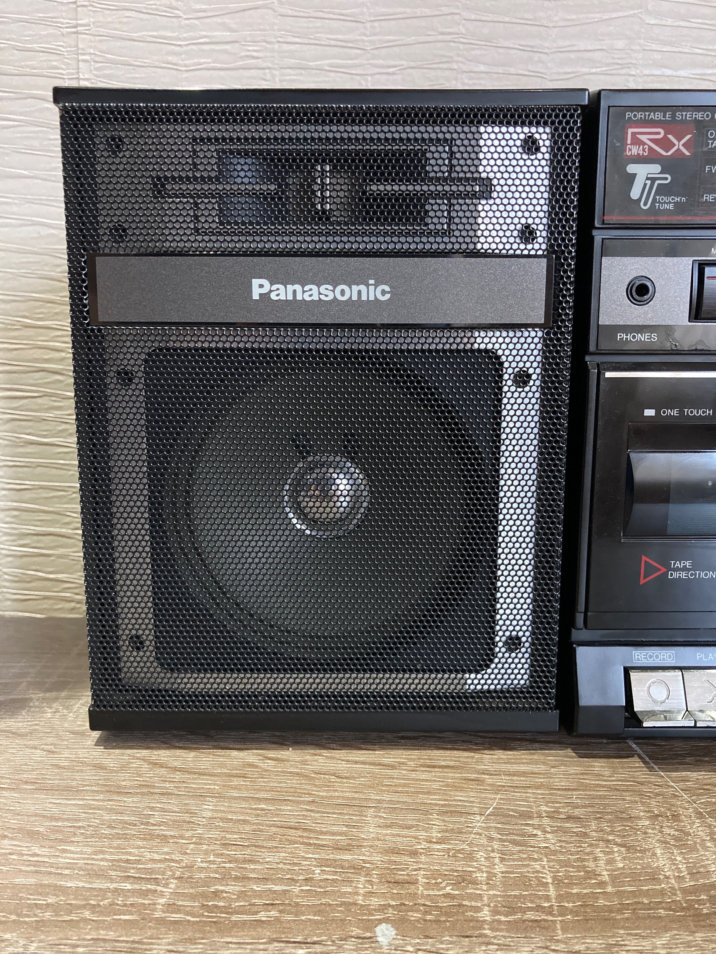 Panasonic RX-CW43 VINTAGE RETRO BOOMBOX Ghetto Blaster радио касетофон