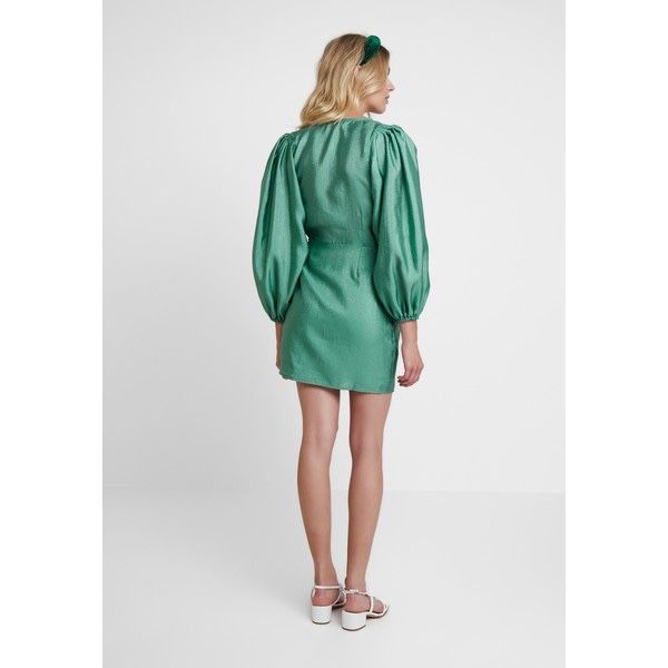 Тюркоазена къса рокля Samsoe&Samsoe